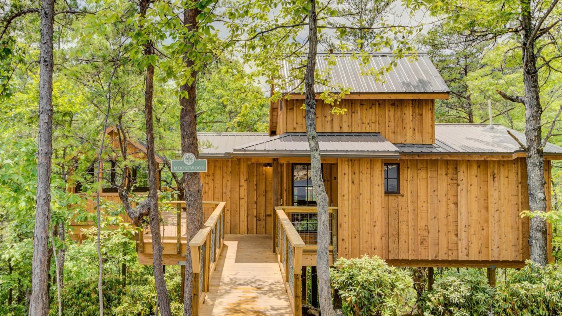 The Moosewood In Treehouse Grove At Norton Creek Villa Gatlinburg Exterior photo